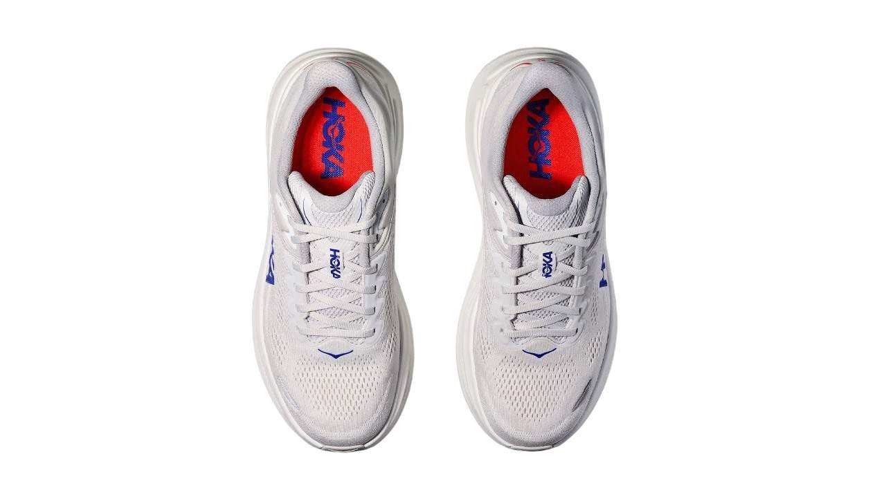 נעלי הוקה | Hoka Bondi 9 Grey/Ultramarine – תמונה 4