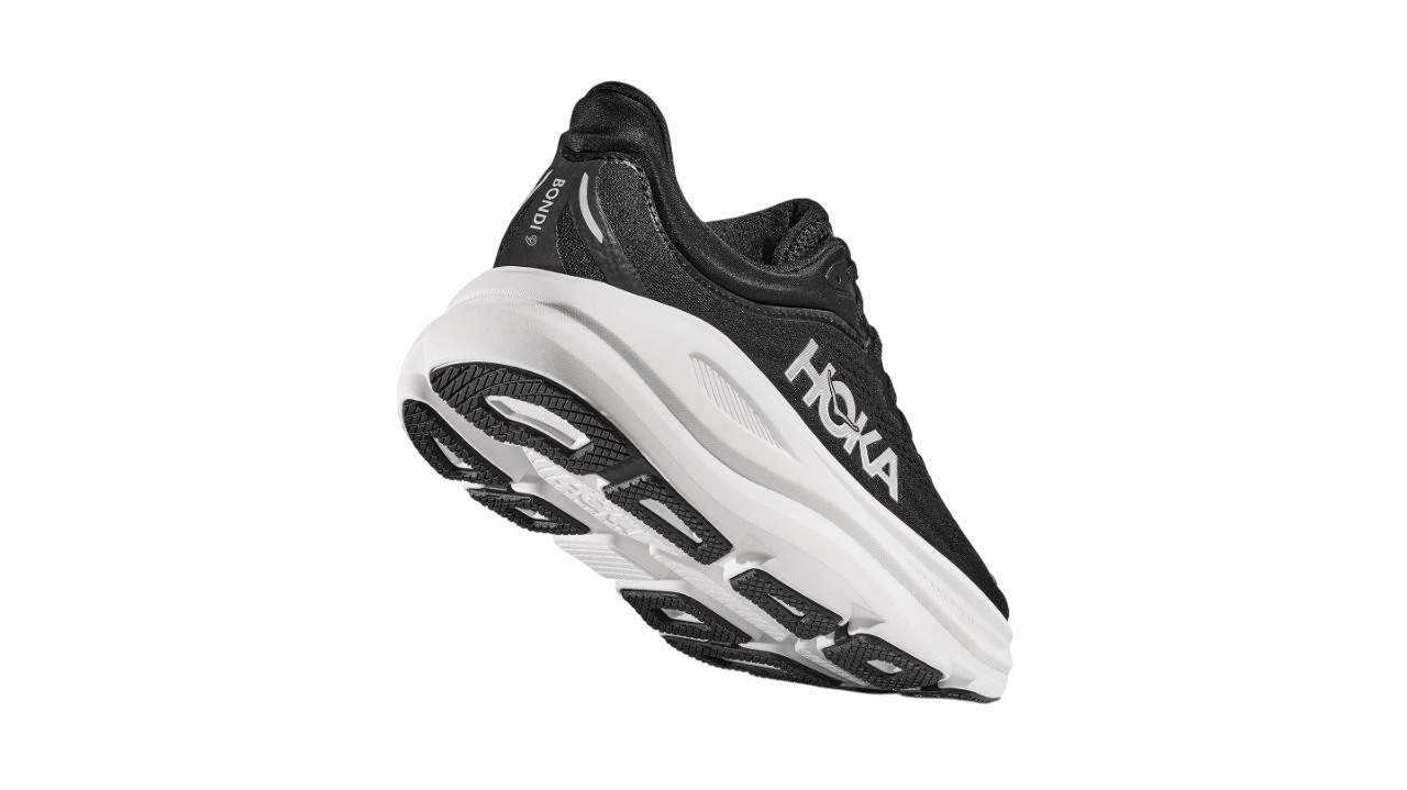 נעלי הוקה | Hoka Bondi 9 Black/White – תמונה 3