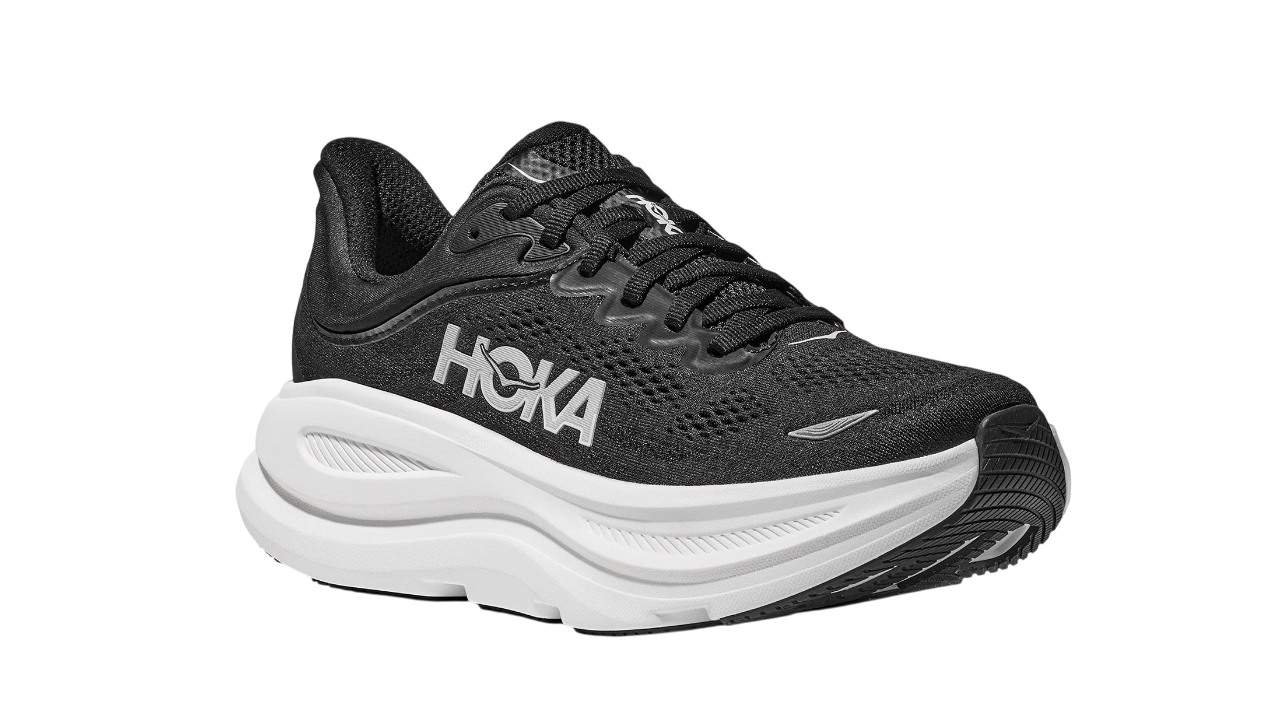נעלי הוקה | Hoka Bondi 9 Black/White – תמונה 2