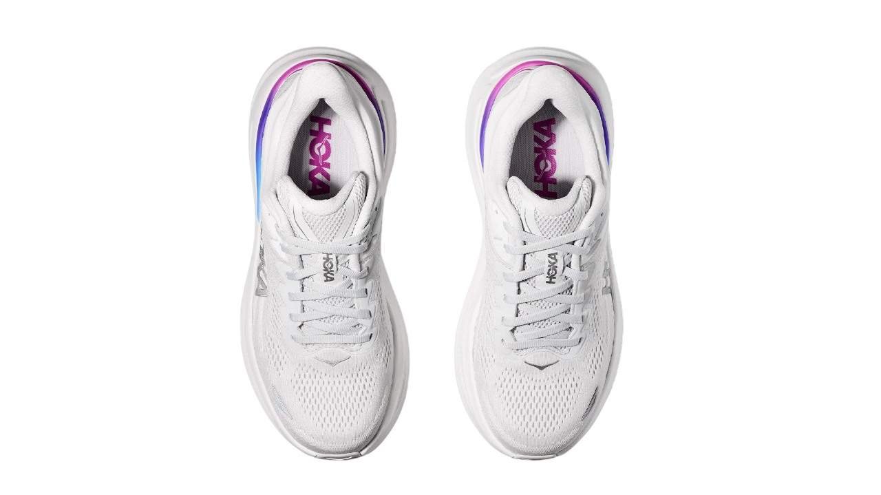 נעלי הוקה | Hoka Bondi 9 Grey/White – תמונה 4