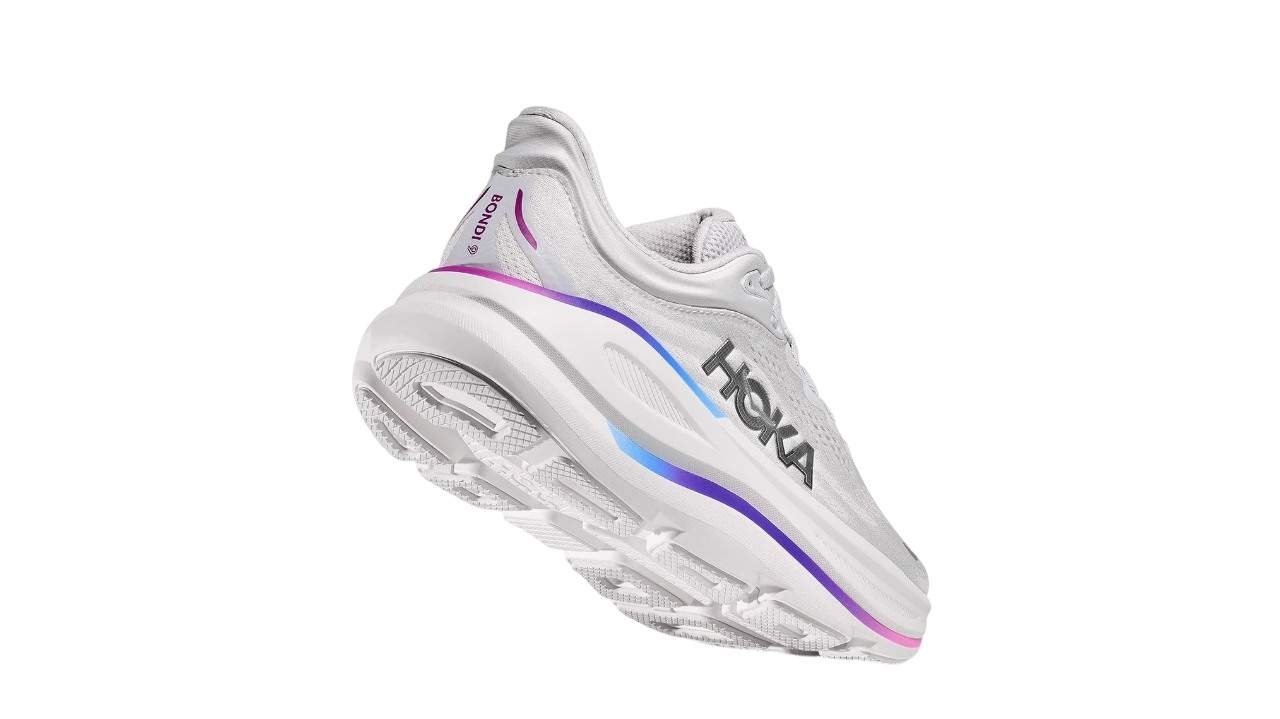 נעלי הוקה | Hoka Bondi 9 Grey/White – תמונה 3