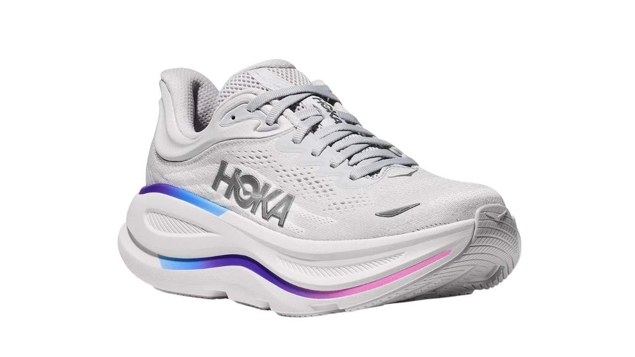 נעלי הוקה | Hoka Bondi 9 Grey/White – תמונה 2