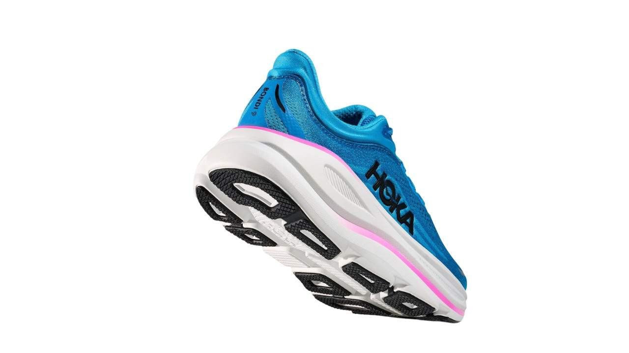 נעלי הוקה | Hoka Bondi 9 Sky Blue/Neon Foxy – תמונה 3