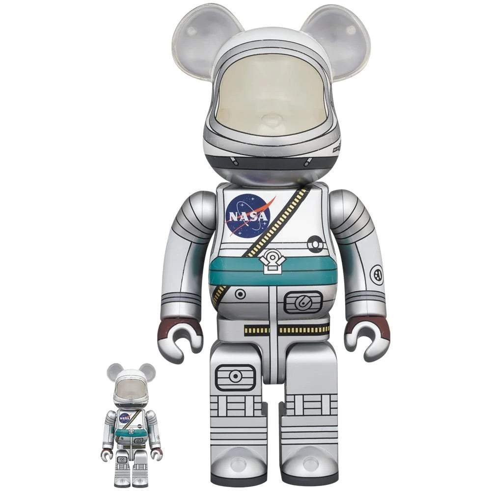 BE@RBRICK PROJECT MERCURY ASTRONAUT 100% & 400% set