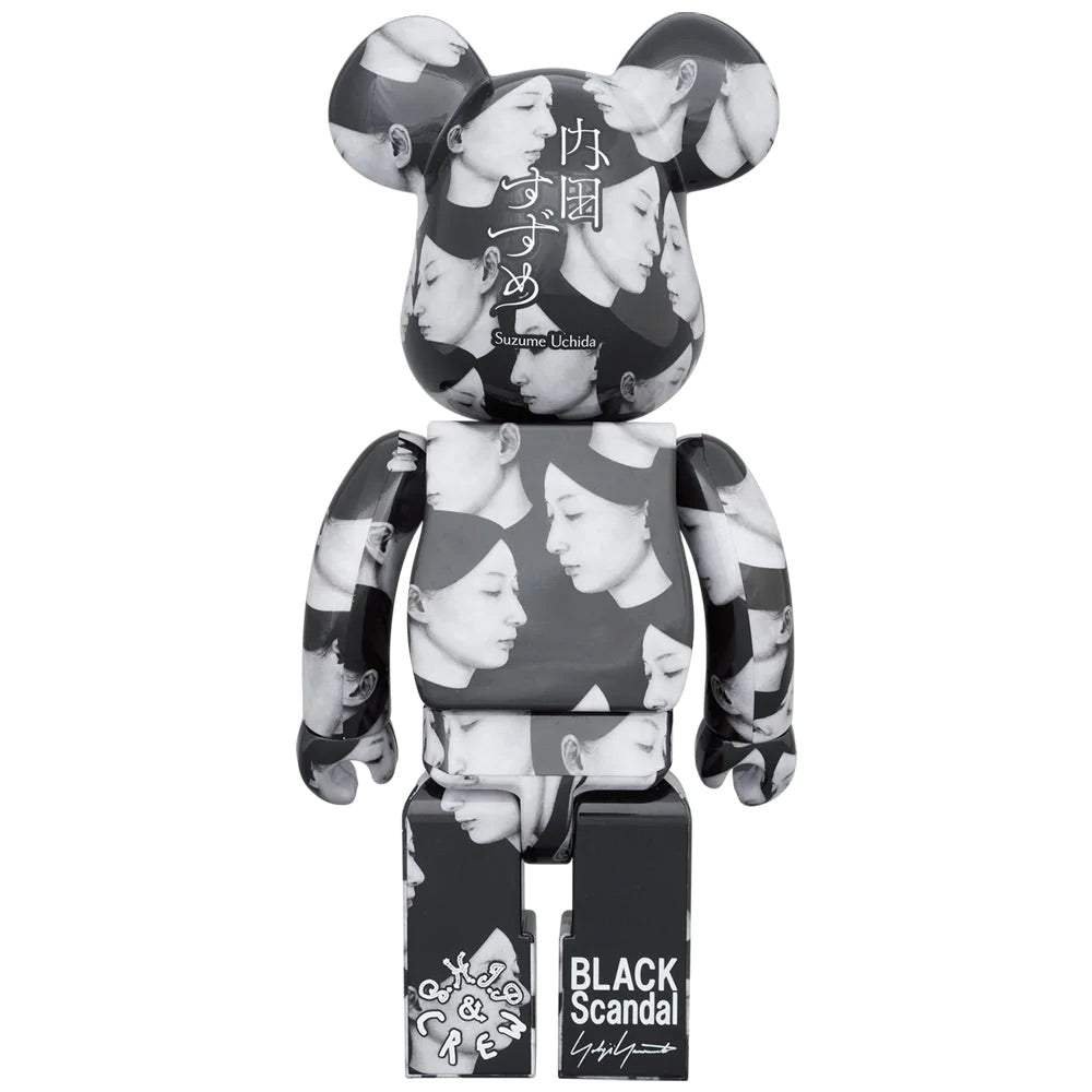 BE@RBRICK Black Scandal Yohji Yamamoto x Suzume Uchida x S H I P & crew 100% & 400% set – תמונה 2