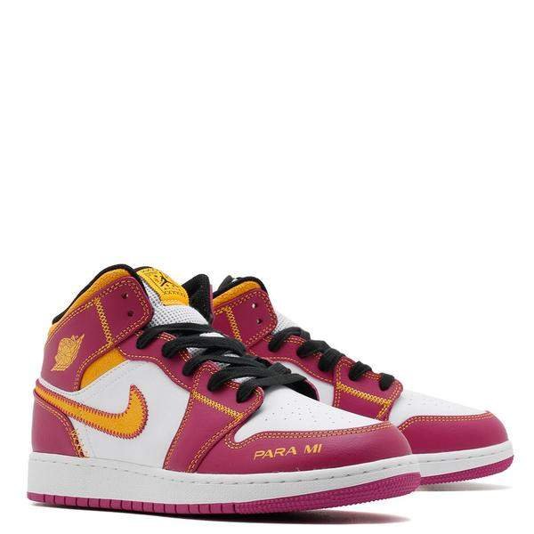 Jordan 1 Mid Dia De Muertos GS White University Gold 20201121163944