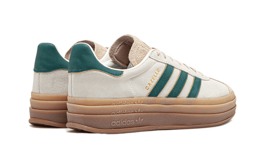 נעלי אדידס גאזל | Adidas Gazelle Bold Magic Beige Collegiate Green – תמונה 3