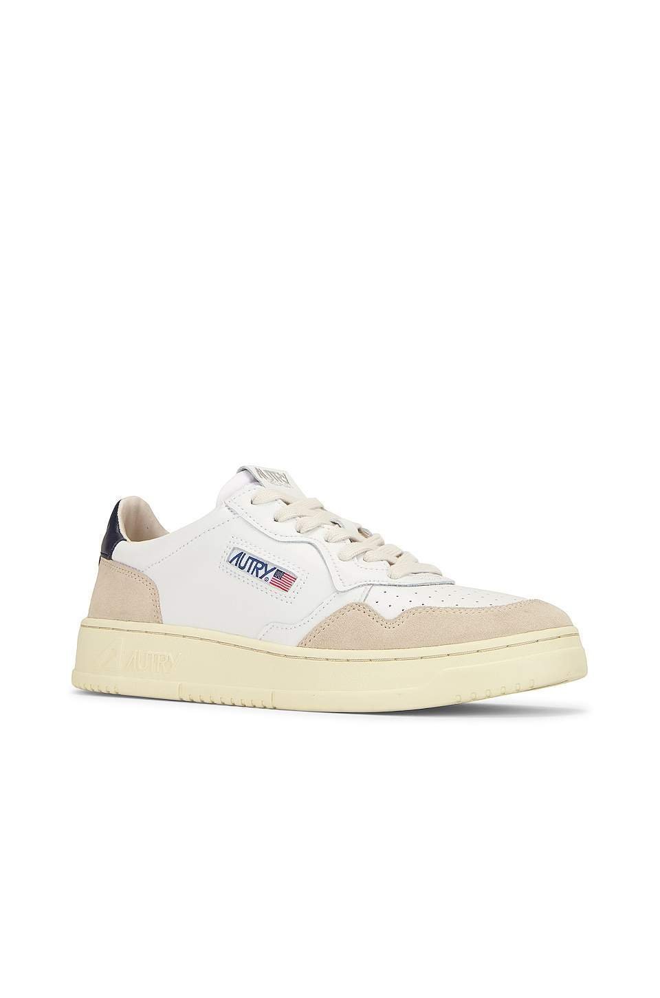 נעלי Autry Medalist Low Leather Suede Sneaker Gray Black – תמונה 3