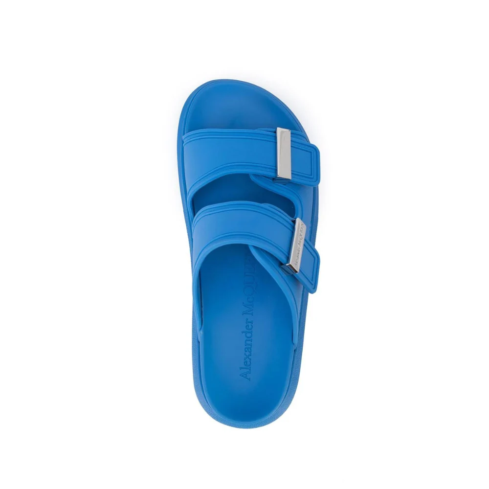 נעלי Alexander Mcqueen Sandals Light Blue – תמונה 4