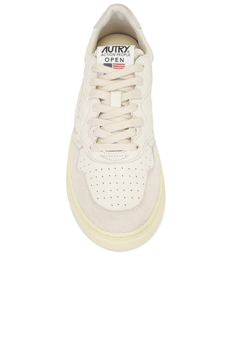 נעלי Autry Open Low Sneaker White – תמונה 6