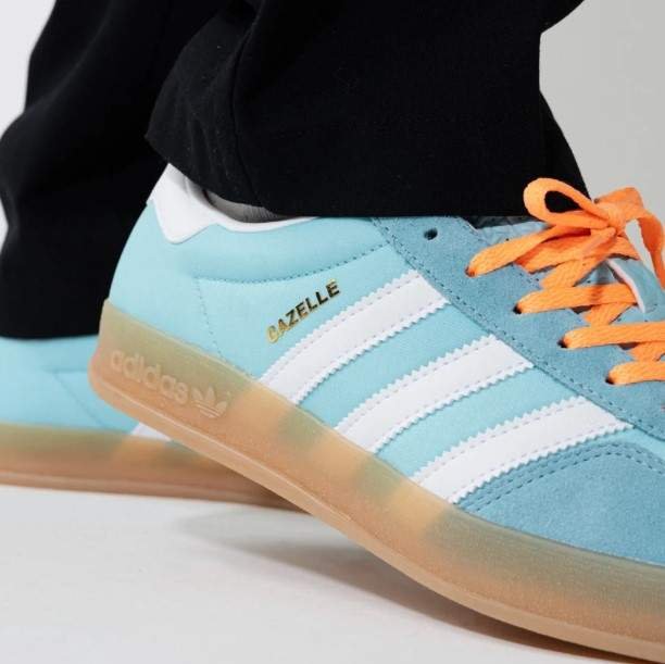 נעלי אדידס גאזל | Adidas Gazelle Indoor Preloved Blue – תמונה 4