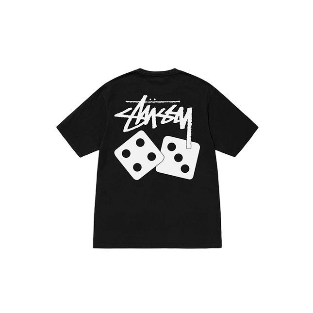 Stüssy Pigment Dyed Dice Tee Black