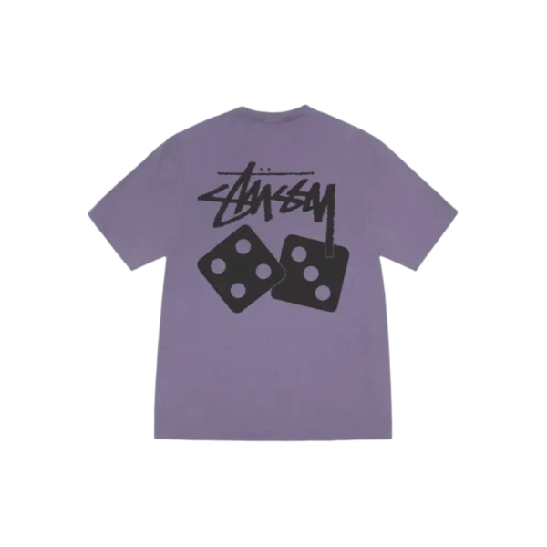 Stüssy Pigment Dyed Dice Tee Purple