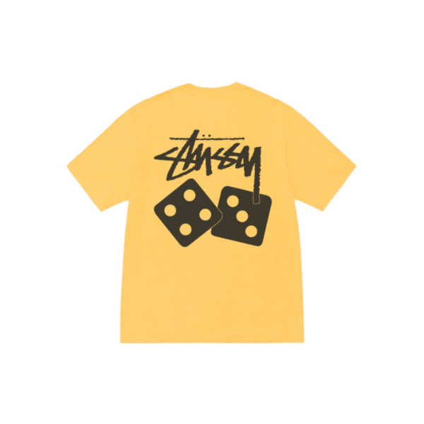 Stüssy Pigment Dyed Dice Tee Yellow