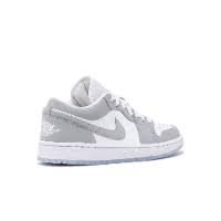 נעלי נייק אייר ג’ורדן | Nike Air Jordan 1 Low Aluminium Wolf Grey – תמונה 3