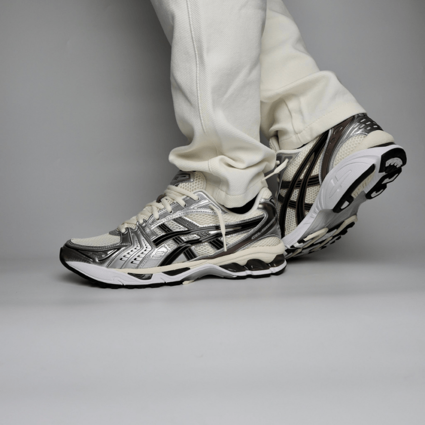 נעלי אסיקס | Asics Gel Kayano 14 Cream Black – תמונה 8