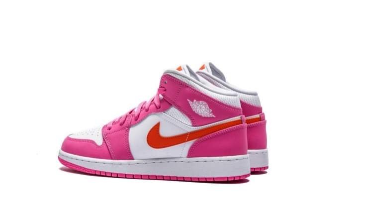 נעלי נייק אייר ג’ורדן | Air Jordan 1 Mid Pinksicle – תמונה 3