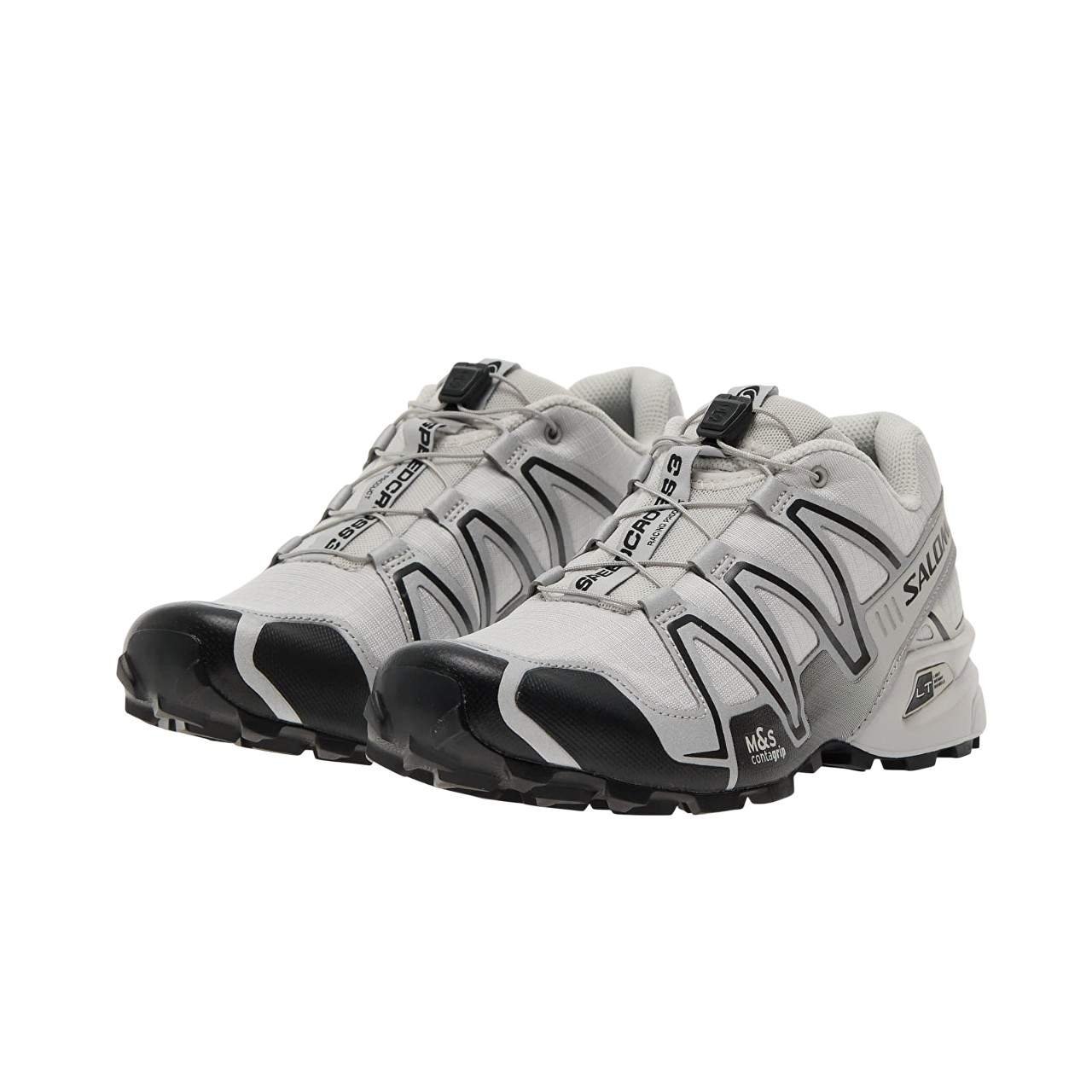 נעלי סלומון | Salomon SPEEDCROSS 3 Black/ Lunar Rock/ White – תמונה 6