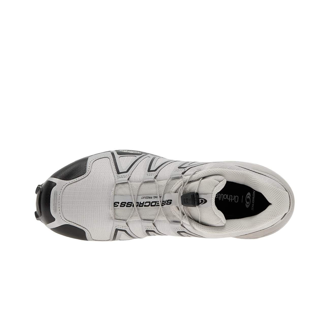 נעלי סלומון | Salomon SPEEDCROSS 3 Black/ Lunar Rock/ White – תמונה 3