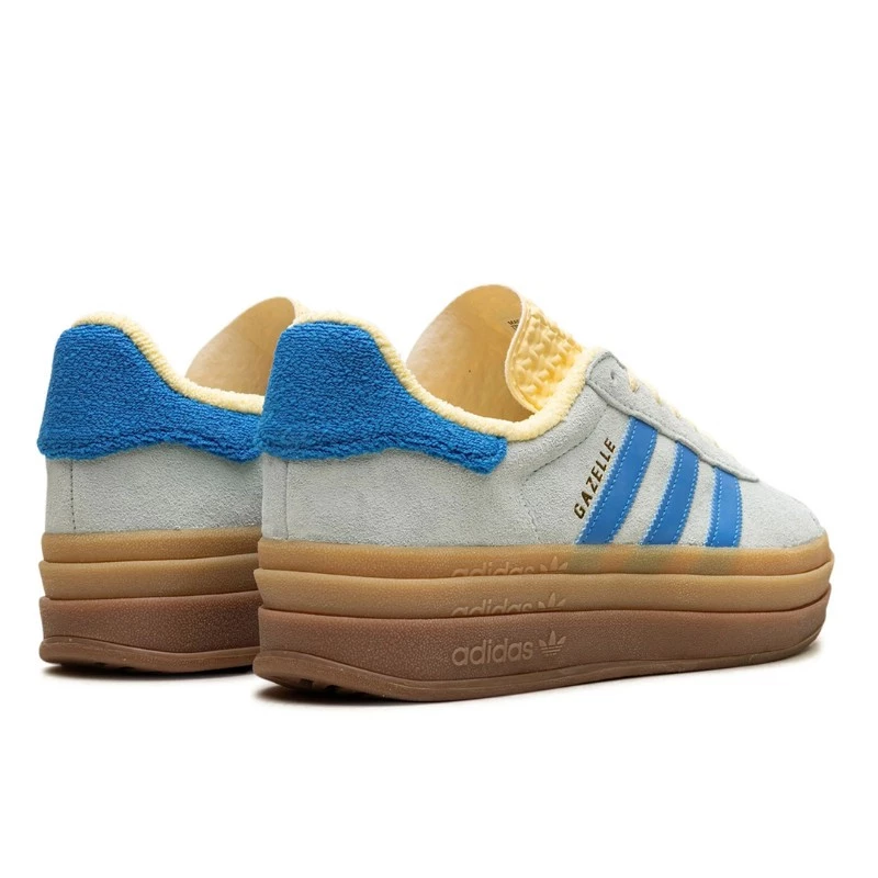 נעלי אדידס | Adidas Gazelle Bold Almost Blue Yellow – תמונה 3