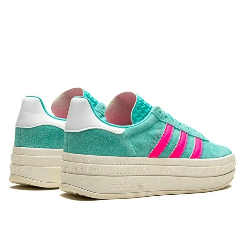 נעלי אדידס | Adidas Gazelle Bold Flash Aqua Lucid Pink – תמונה 3
