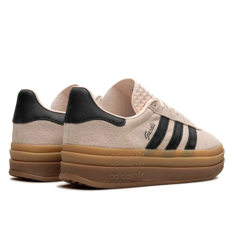 נעלי אדידס | Adidas Gazelle Bold Wonder Quartz Black Gum – תמונה 3