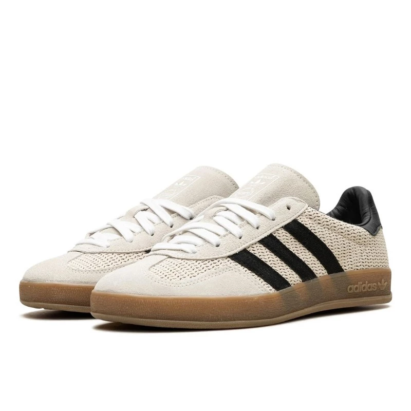 נעלי אדידס | Adidas Gazelle Indoor Aluminium Core Black – תמונה 2