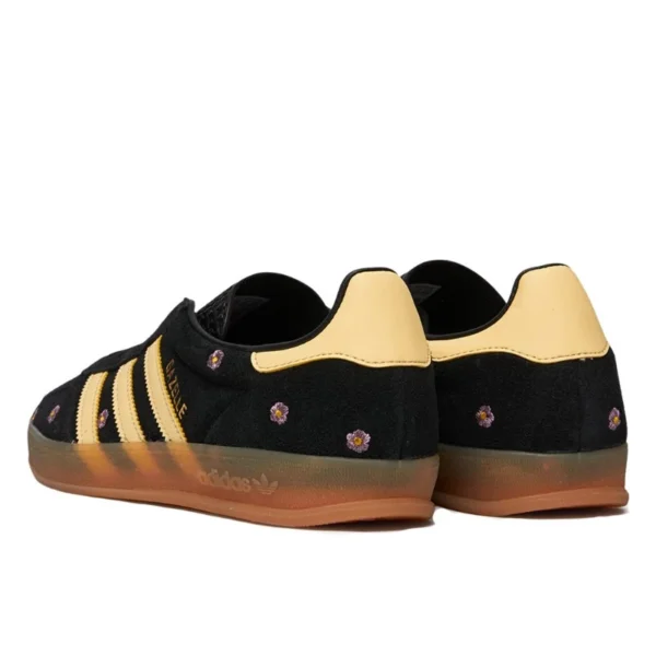 Adidas gazelle indoor core black almost yellow floral 600x600