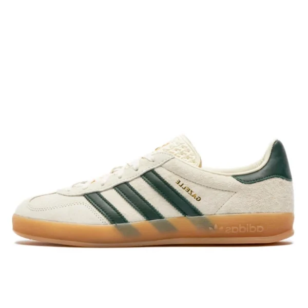נעלי אדידס | Adidas Gazelle Indoor Cream White Collegiate Green Gum