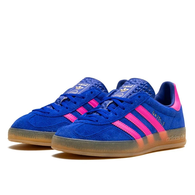 נעלי אדידס | Adidas Gazelle Indoor Lucid Blue Pink – תמונה 2