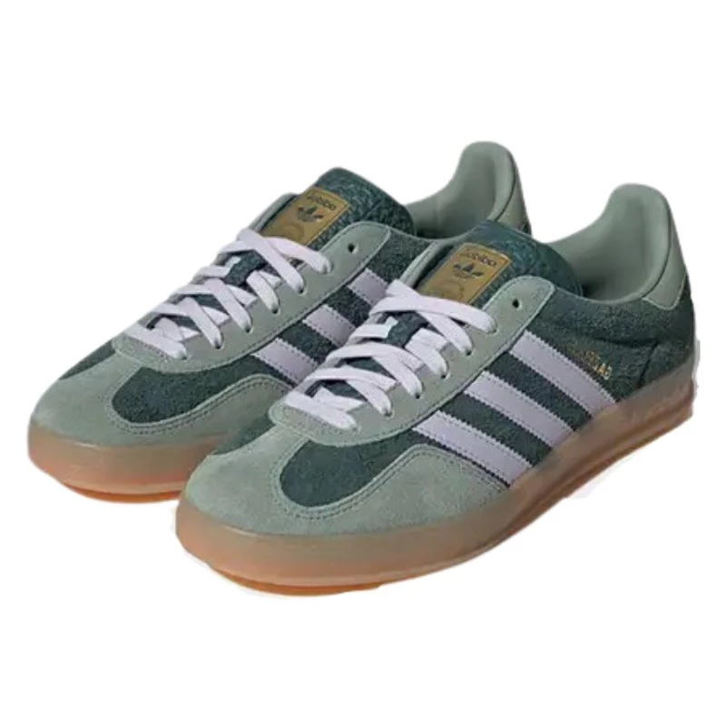 נעלי אדידס | Adidas Gazelle Indoor Mineral Green Silver Dawn – תמונה 2