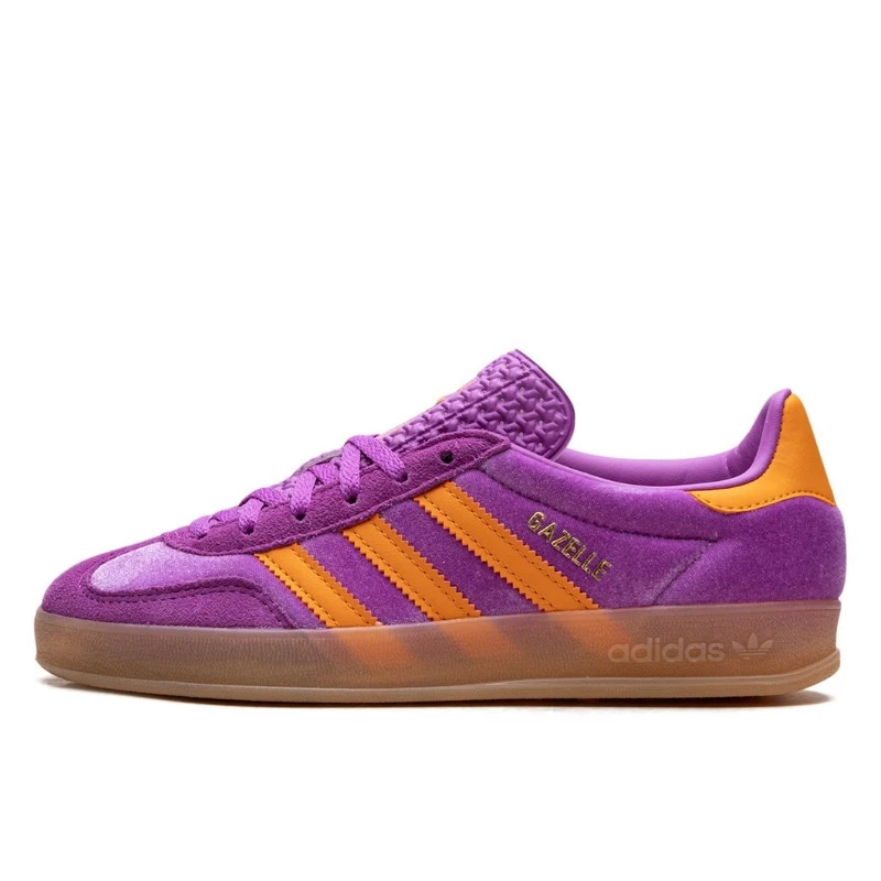 Adidas gazelle indoor purple burst velvet 3