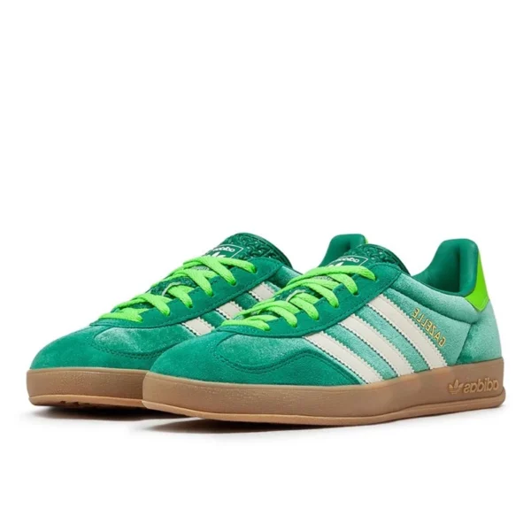Adidas gazelle indoor semi court green velvet 2 600x600