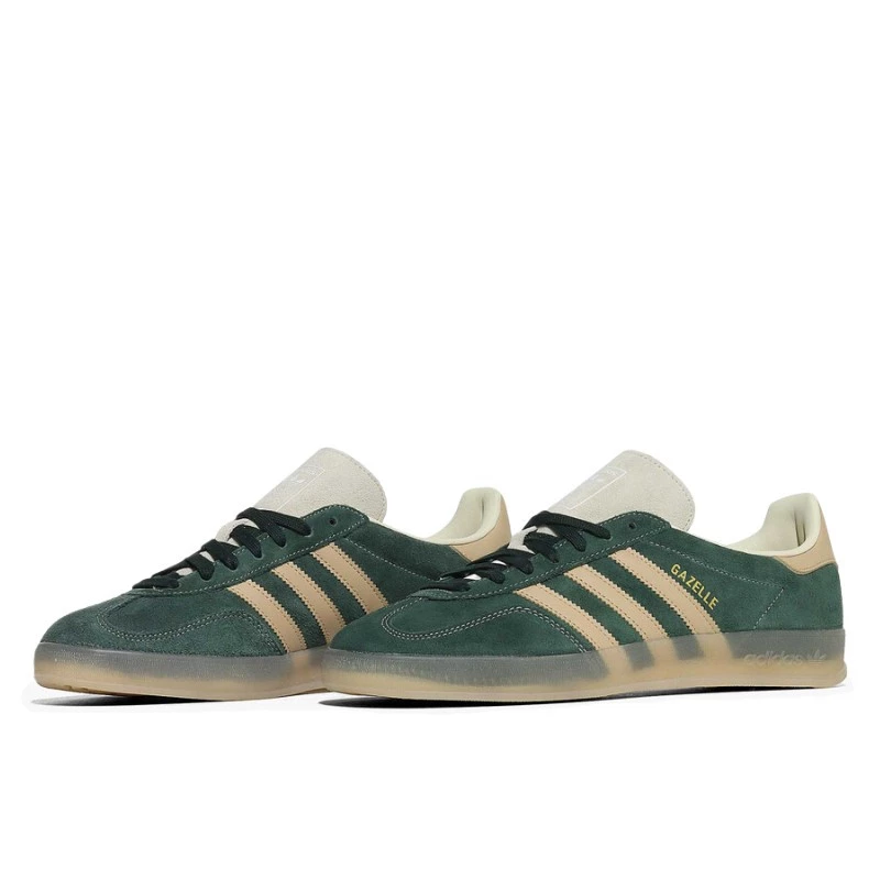 נעלי אדידס | Adidas Gazelle Indoor Shadow Green Warm Sandstone – תמונה 2