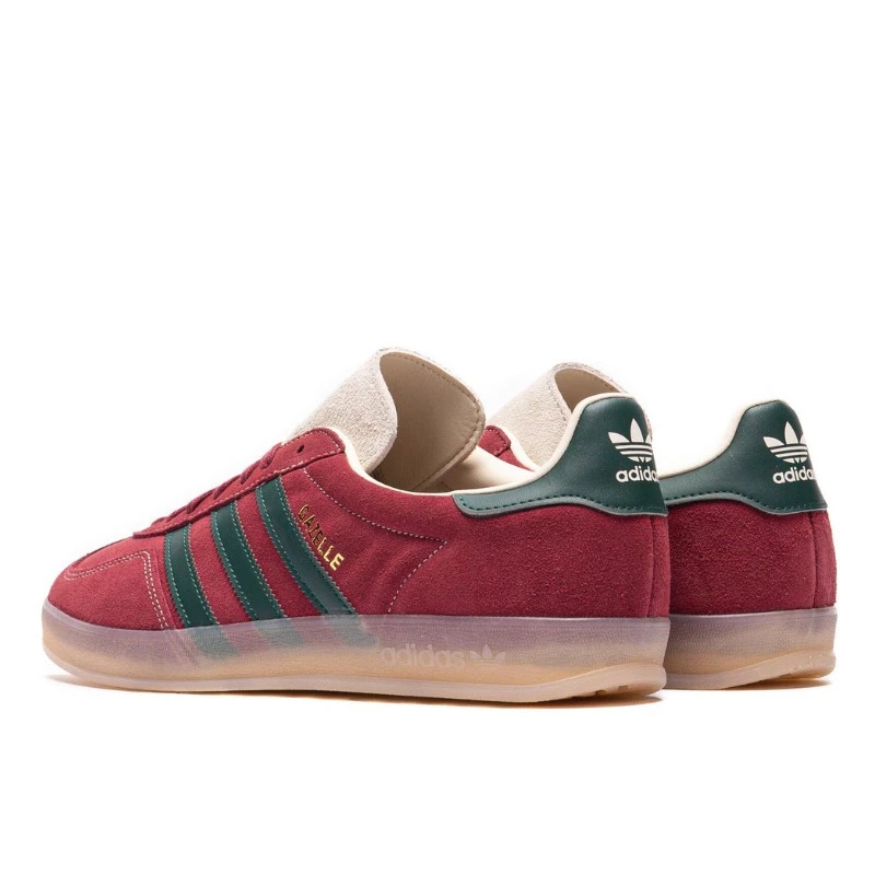 נעלי אדידס | Adidas Gazelle Indoor Shadow Red Shadow Green – תמונה 3