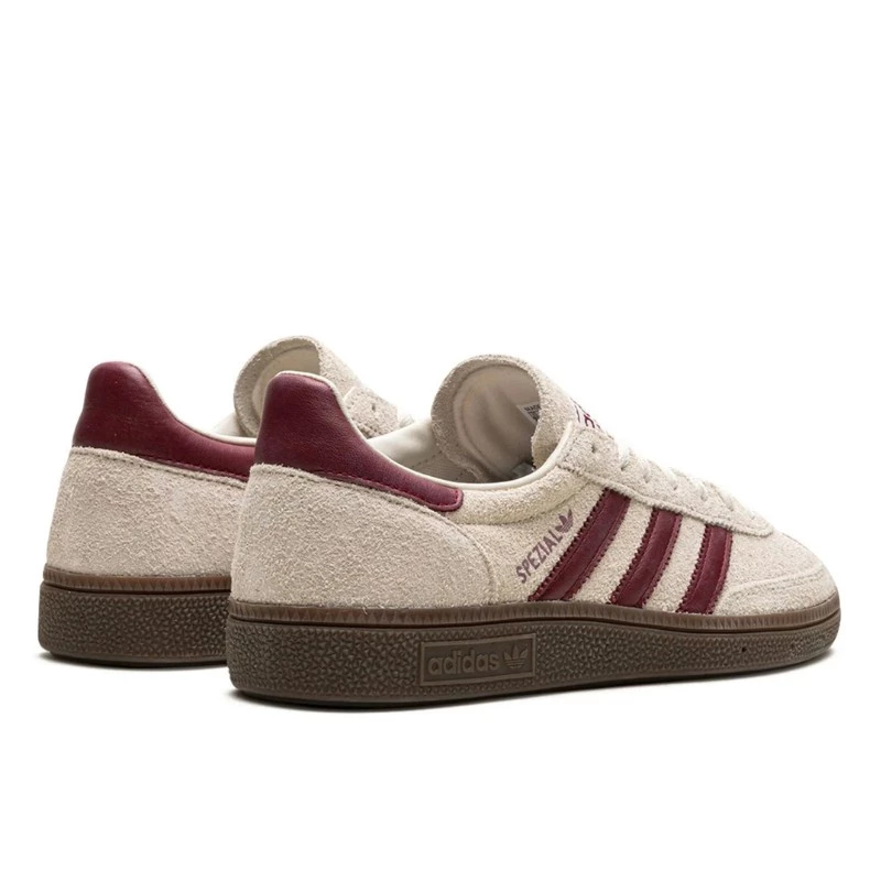 נעלי אדידס | Adidas Handball Spezial Off White Collegiate Burgundy – תמונה 3