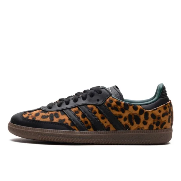 נעלי אדידס | Adidas Samba OG Black Green Leopard