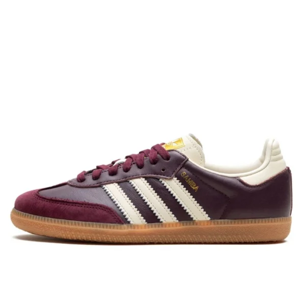 נעלי אדידס | Adidas Samba OG Maroon Gold Metallic