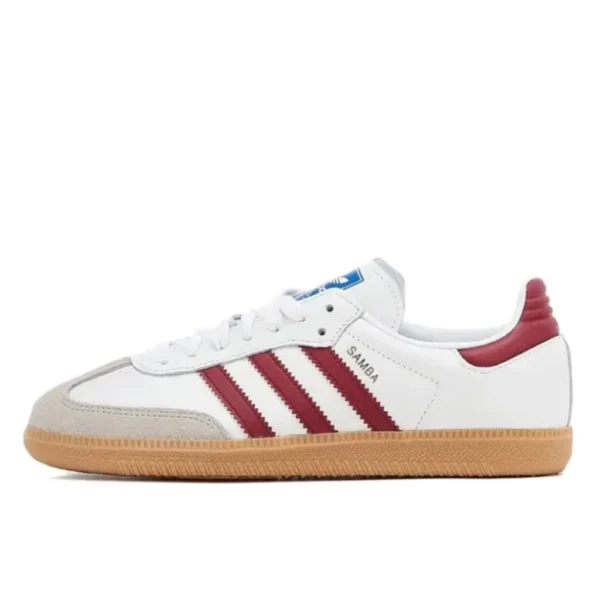 נעלי אדידס | Adidas Samba OG White Burgundy Gum