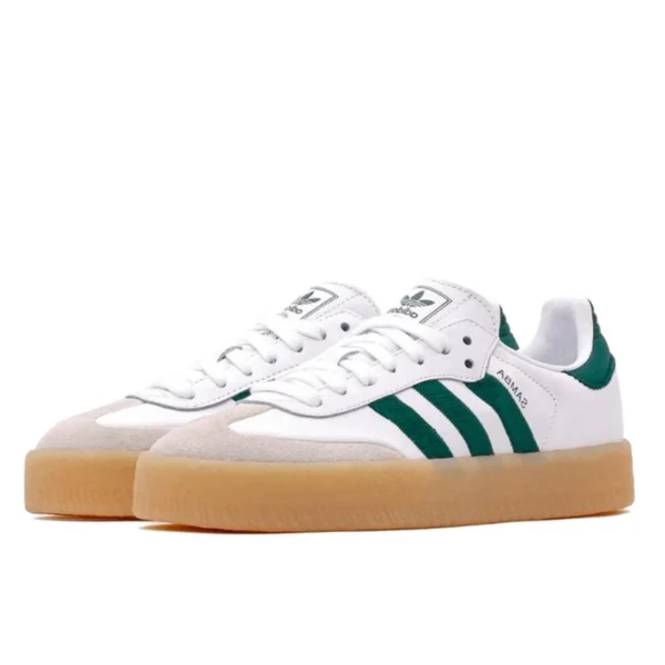 Adidas sambae white collegiate green gum 2 600x600