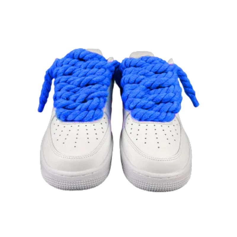 נעלי נייק | Nike Air Force 1 Custom Lacet Corde Lac Bleu – תמונה 3