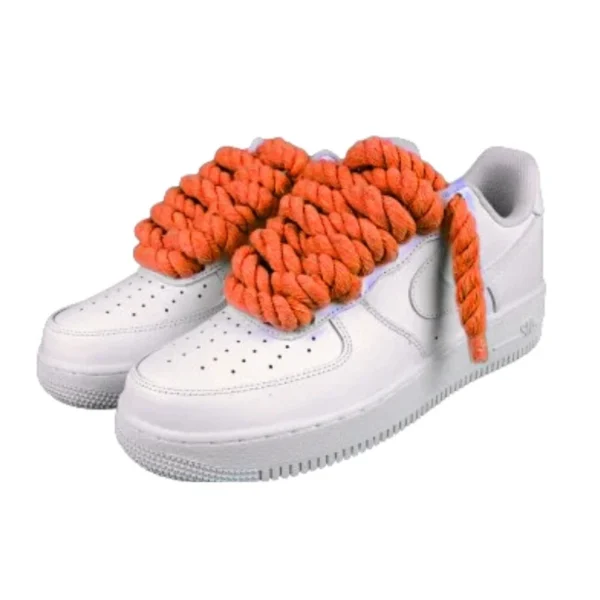 Air force 1 custom lacet corde orange 1 600x600