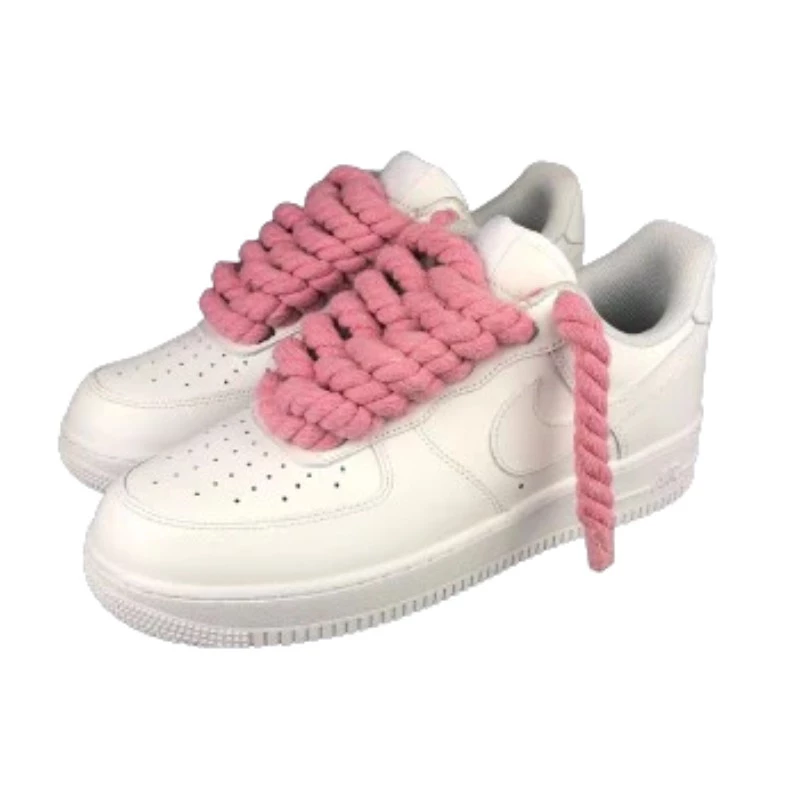 נעלי נייק | Nike Air Force 1 Custom Lacet Corde Rose – תמונה 3