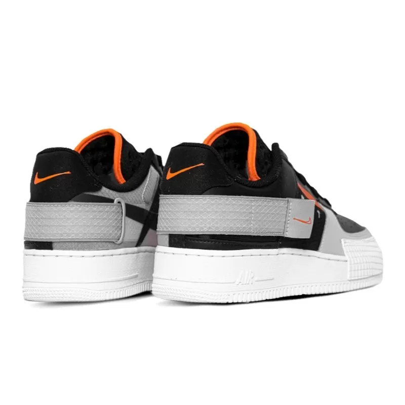 נעלי נייק | Nike Air Force 1 Drop Type Black Hyper Crimson – תמונה 3