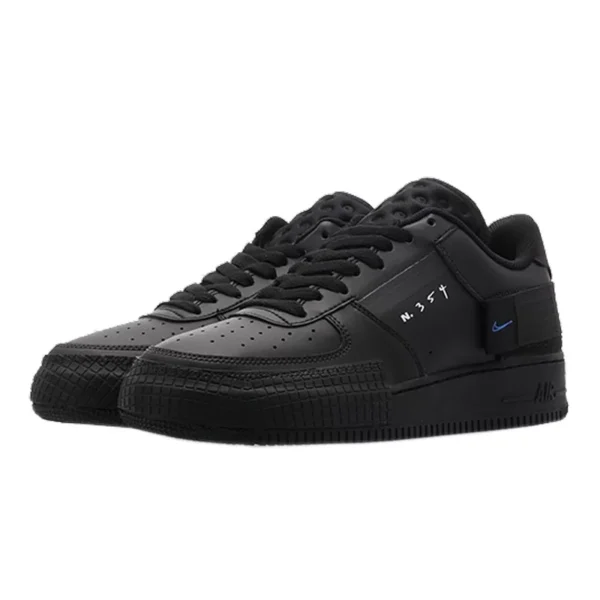 Air force 1 drop type triple black 600x600