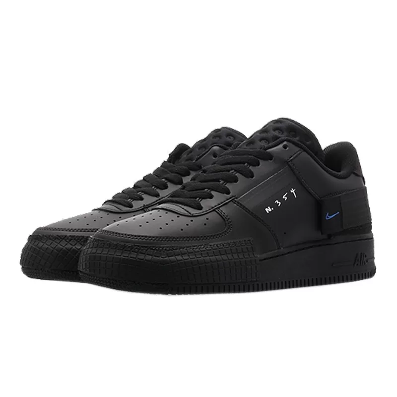 נעלי נייק | Nike Air Force 1 Drop Type Triple Black – תמונה 2
