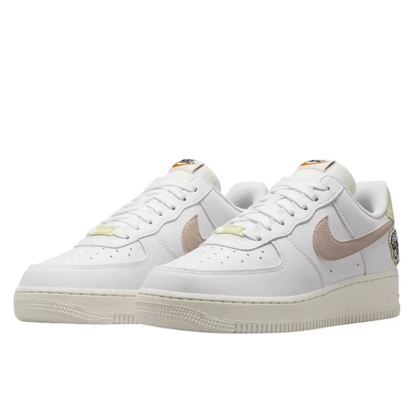 נעלי נייק | Nike Air Force 1 Low ’07 SE Next Nature White Pink Oxford – תמונה 2