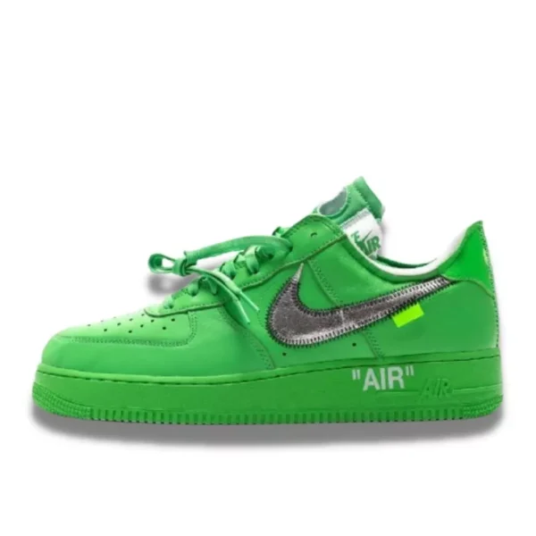 נעלי נייק | Nike Off White Air Force 1 Low Light Green Spark
