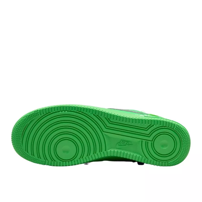 נעלי נייק | Nike Off White Air Force 1 Low Light Green Spark – תמונה 3