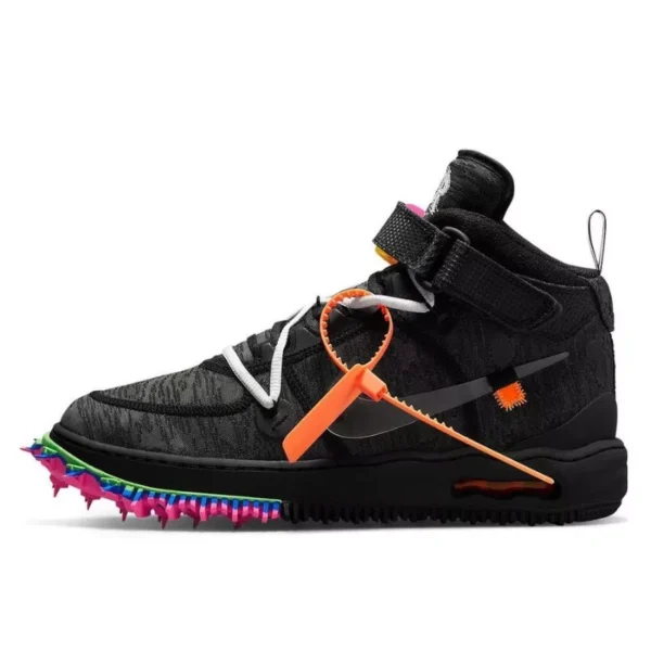 נעלי נייק | Nike Air Force 1 Mid Off White Clear Black